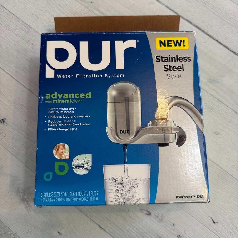 PUR stainless steel style faucet mount fm-4000b‎